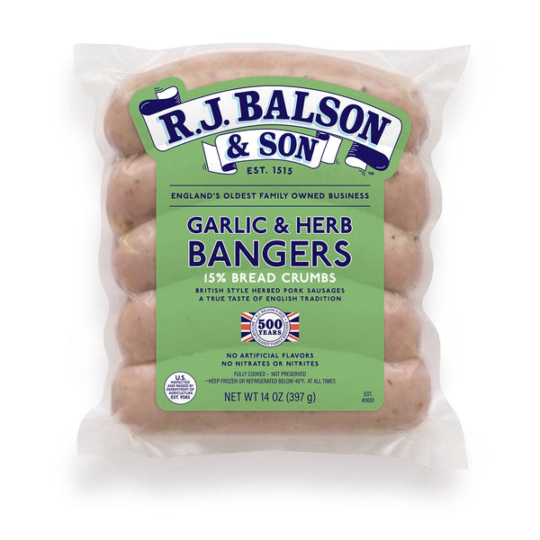 Garlic & Herb Bangers